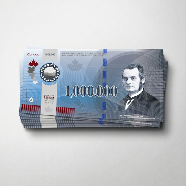 Canadian Cash Tract — Pack of 100