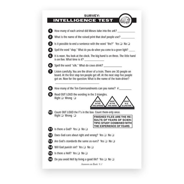 Survey Pad (Pack of 100)